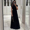 Womens Clothing Mesh Ruffle Dress Hugging Sheath Maxi Skirt