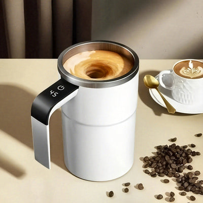 Smart Water & Coffee Cup – Portable USB Rechargeable, Mix Milk, Chocolate, Mocha, Home & Office Use