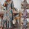New Summer V-Neck Long Dress For European And American Styles