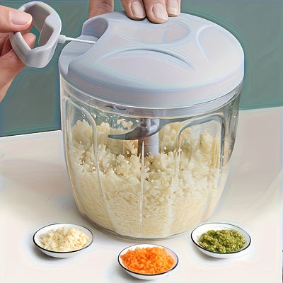 Stainless Steel Manual Garlic Press with Transparent Cover – Handheld Garlic Crusher & Pulverizer, Perfect for everyday home use
