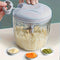 Stainless Steel Manual Garlic Press with Transparent Cover – Handheld Garlic Crusher & Pulverizer, Perfect for everyday home use