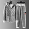 Winter Hooded Cardigan And Padded Cotton Jacket TwoPiece Set