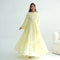 Middle Eastern Lace-trimmed Tiered Cake Skirt Dress