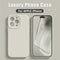 Luxury Silicone Lens Protective iPhone Case for iPhone 11–16 Series – Simple, Fashionable, Durable Phone Cover