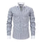 Mens Windsor-collar Long-sleeve Stretch Wrinkle-resistant Easy-care Shirt