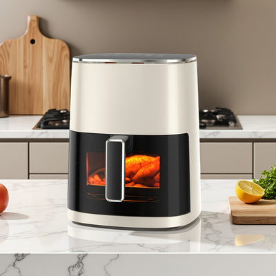 Air Fryer Toaster Oven & Deep Fryer-12-in-1 Kitchen Appliance W/ 360° View Window | Dishwasher Safe Non-Toxic Basket for Roasting, Baking, Steaming | Air Fryers & Kitchen Accessories Closeout